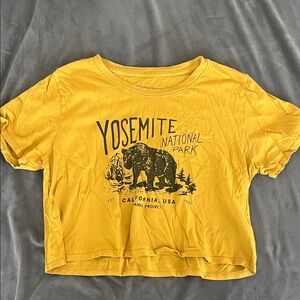 Parks Project Yellow Yosemite Crop Top